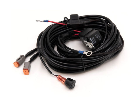 'Long' Two Lamp Wiring Kit (2-Pin, Deutsch DT, 12V)