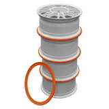 EVO Corse plastic wheel stacking ring for 18-inch wheels