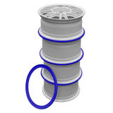 EVO Corse plastic wheel stacking ring for 17-inch wheels