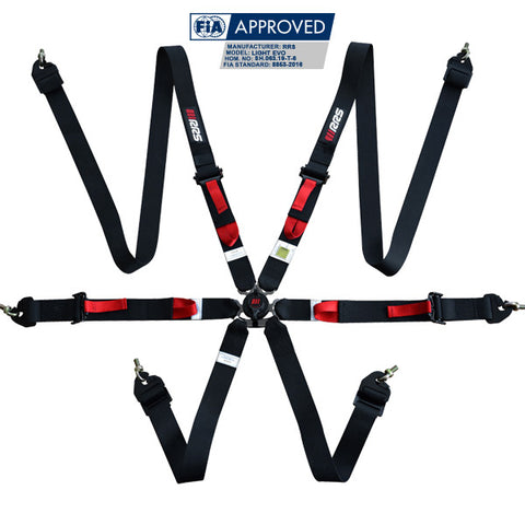 RRS FIA Light Evo R6 Full 2" Harnesses