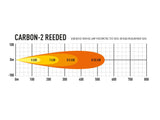 Carbon-2 - Reeded (Horizontal) (2255 Lumens)